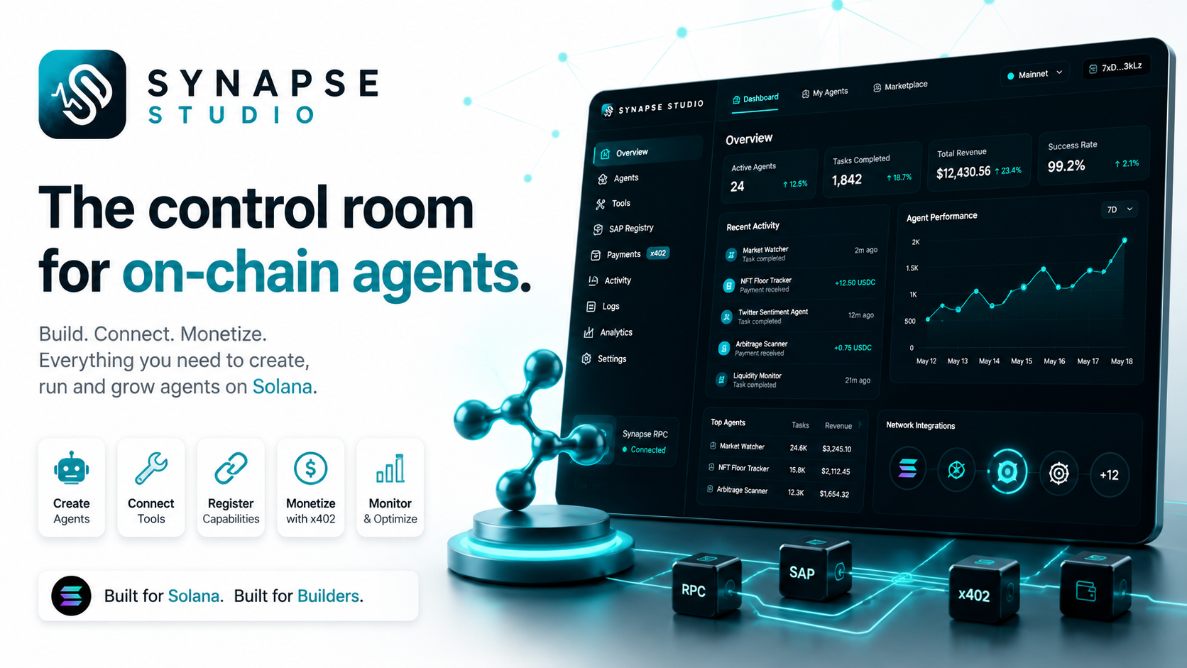 Synapse Studio: The Control Room For On-Chain Agents.