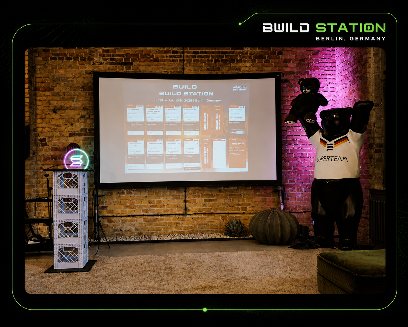 From Build Station Berlin, organized by @SuperteamDE